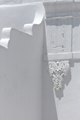 traditional decoration on the wall in Olhao, Algarve, Portugal