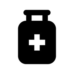 Hospital Sign board Flat Vector Icon