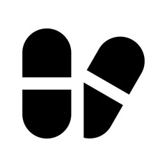 Capsules Flat Vector Icon