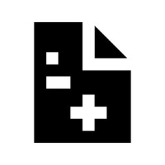 Medical Report Flat Vector Icon