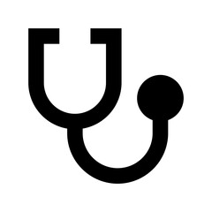 Stethoscope Flat Vector Icon