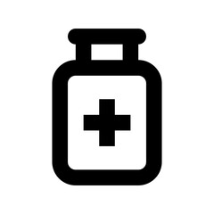 Hospital Sign board Flat Vector Icon