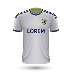Realistic soccer shirt Leeds United