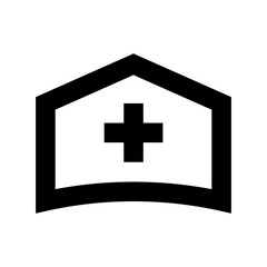 Nurse Hat Flat Vector Icon