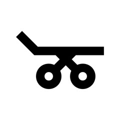 Stretcher Flat Vector Icon