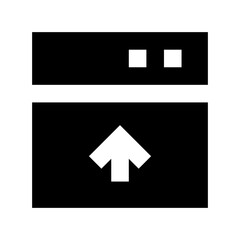 Uploading Flat Vector Icon