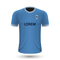 Realistic soccer shirt Lazio - obrazy, fototapety, plakaty