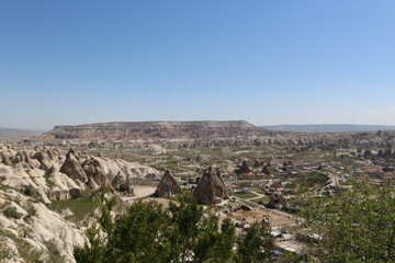 Fototapeta na wymiar Nevsehir, Turkey, Fairy Chimneys, Cappadocia