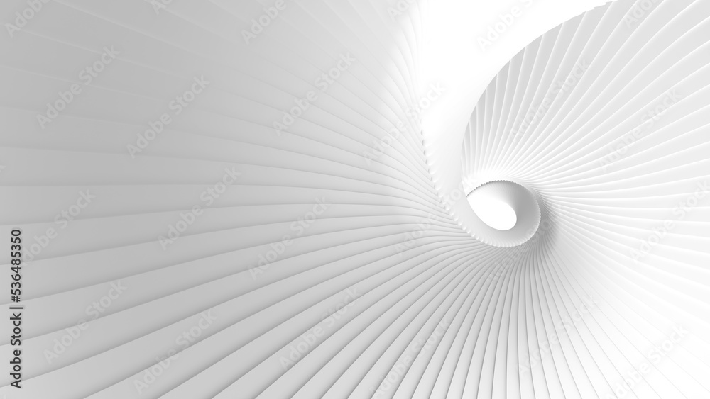 Poster white background stripes 3d wavy pattern, elegant abstract striped pattern, interesting spiral archi