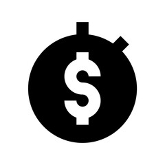 Dollar Flat Vector Icon