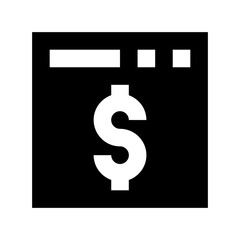 Online Business Flat Vector Icon