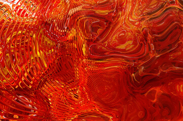 Obraz premium Digital abstract striped ripples texture