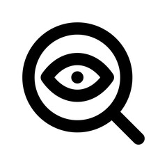 Magnifier Flat Vector Icon