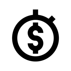 Dollar Flat Vector Icon