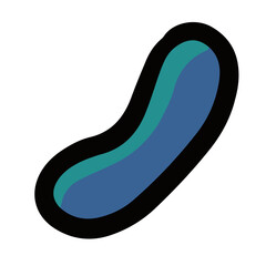 Abstract shape illustration for design element and clip art