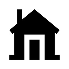 Bungalow Flat Vector Icon