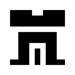 Castle Flat Vector Icon