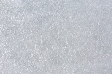 Winter Ice Surface. Snowy Background