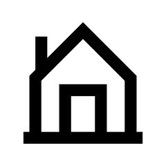 Cottage Flat Vector Icon