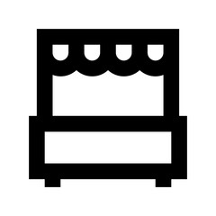 Kiosk Flat Vector Icon