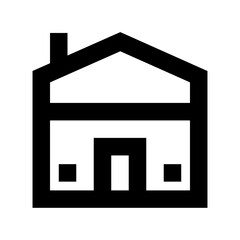 Mansion Flat Vector Icon