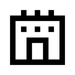 Museum Flat Vector Icon