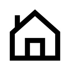 Bungalow Flat Vector Icon