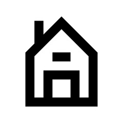 Villa Flat Vector Icon