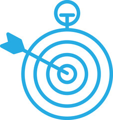 Target Board Vector Icon
