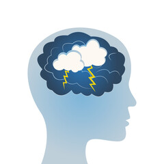 Brainstorming concept vector illustration graphic