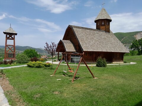 Church of the Holy Trinity Crkva Svete Trojice in Kucane village, Raska, Central Serbia