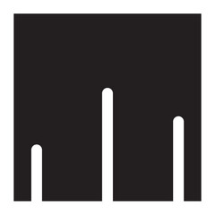 it's an icon with glyph style in black