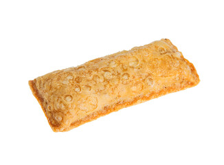 Apple pie isolated on white background