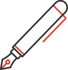 Writing pen Vector Icon
