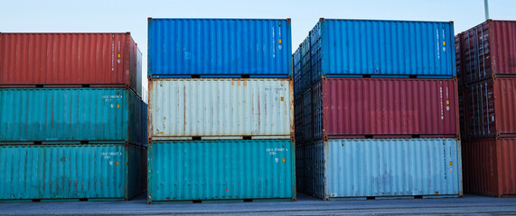 Industrial container cargo port, commercial trade and or international export and outdoor...