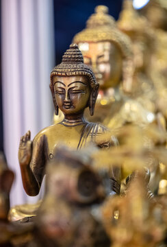 God buddha buddhishm arts buddhist lord. Selective focus on face.