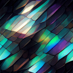 Fototapeta premium Seamless, iridescent background pattern