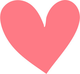Pink Heart Illustration