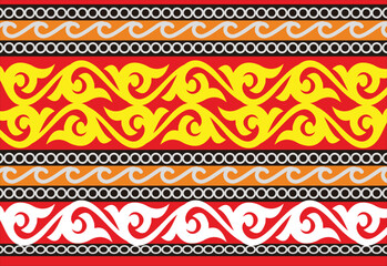 The development of the Kerawang Flat Batik motif from Aceh, Indonesia