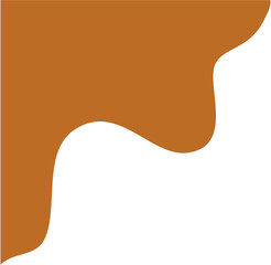 Abstract Blob Corner Border