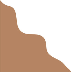 Abstract Blob Corner Border