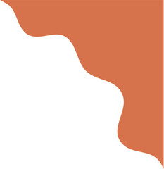 Abstract Blob Corner Border