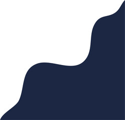 Abstract Blob Corner Border