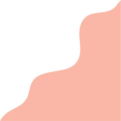 Abstract Blob Corner Border