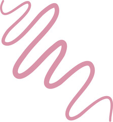 Fototapeta premium Pink Abstract Squiggle