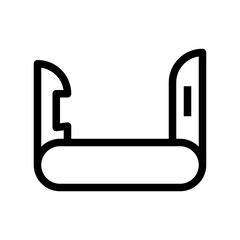 knife simple line icon