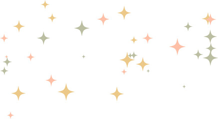 Star sparkle Colourful element.