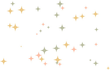 Star sparkle Colourful element.