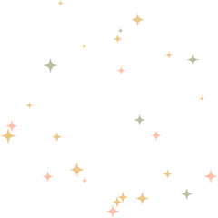 Star sparkle Colourful element.