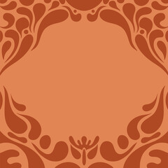 Fototapeta na wymiar Vector background in boho colors. Can be used for banner, poster, fabric, print, web elements